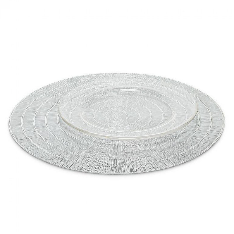 Napperon rond, Argent