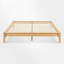 Base de lit plateforme en bambou - Support de lattes robuste, aucun sommier nécessaire-392450970-392450969