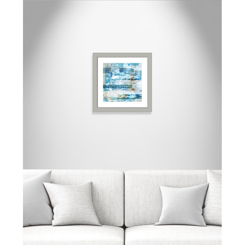 «Driftwood» de Colworth, reproduction de peinture acrylique encadrée, Argent brossé, H 18,5 po x l 18,5 po x P 1,25 po