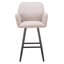 Tabouret de bar pivotant Sieve beige