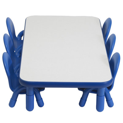 BASELINE Toddler Rectangular Table & Chair Set