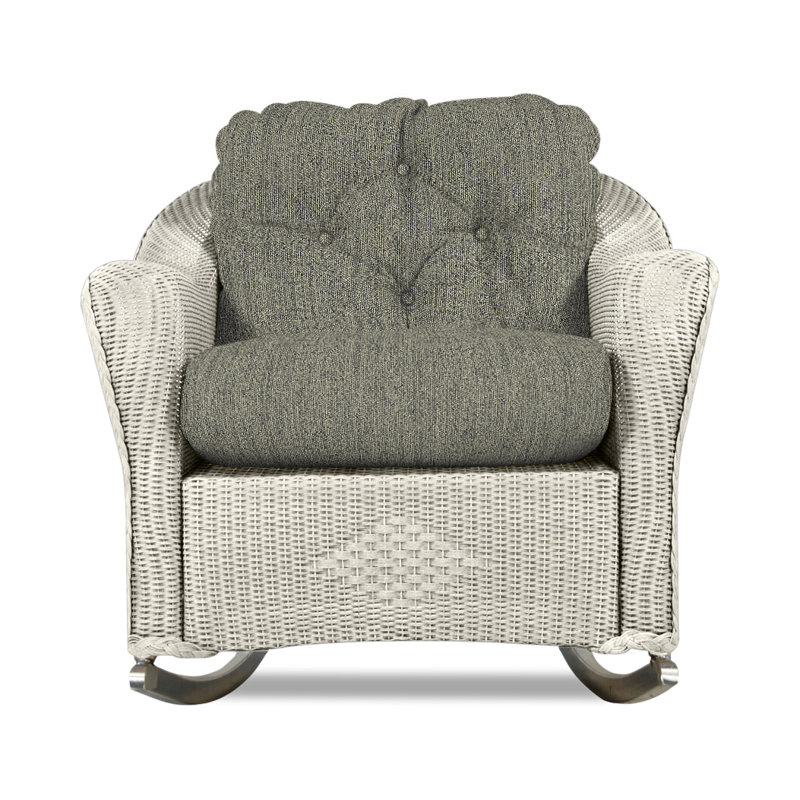 Reflections Outdoor Rocker Chair, Beach Navy, Linen