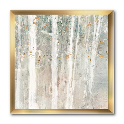 «A Woodland Walk into the Forest V», reproduction d'art sur toile encadrée