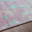 Tapis bleu / mauve à motif abstrait tissé à la machine Bevin-1306531610