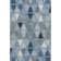 Premium Machine Washable Prisco Blue Rug