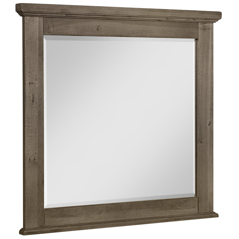 Miroir biseauté Karina Landscape Cottage, Gris pierre