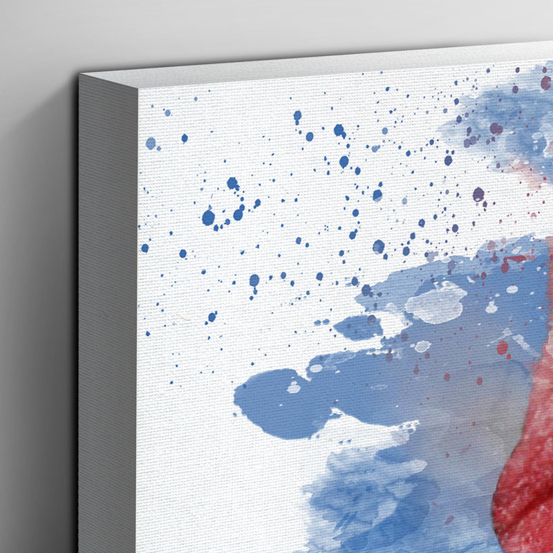 Hen Chicken - Wall Art, 40cm H x 60cm W, Wrapped Canvas
