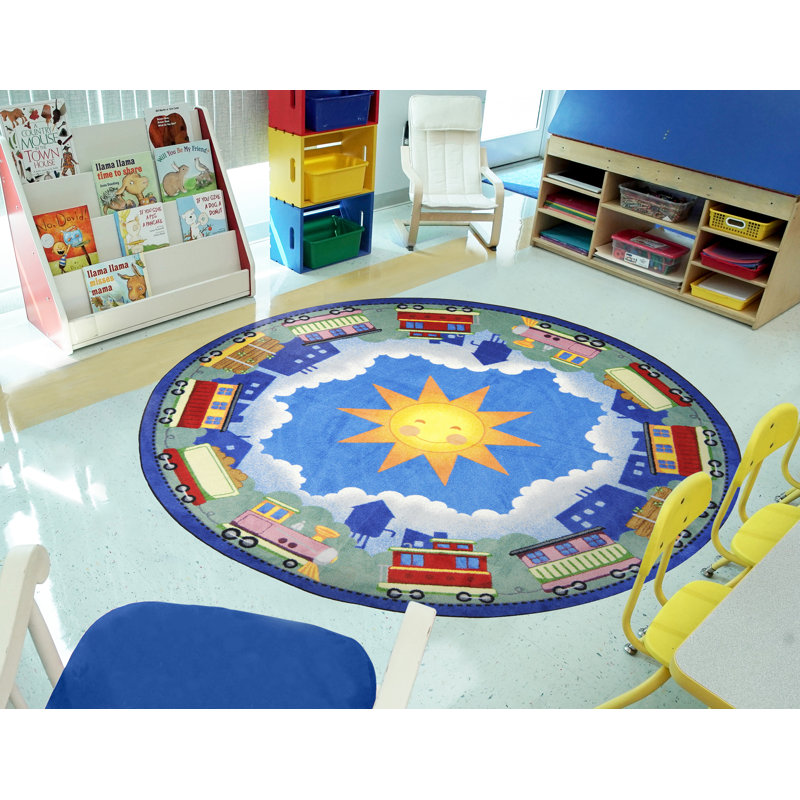 Tapis Just for Kids In Entraînement, Rond 5 pi 4 po