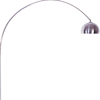 84'' White Arched Floor Lamp