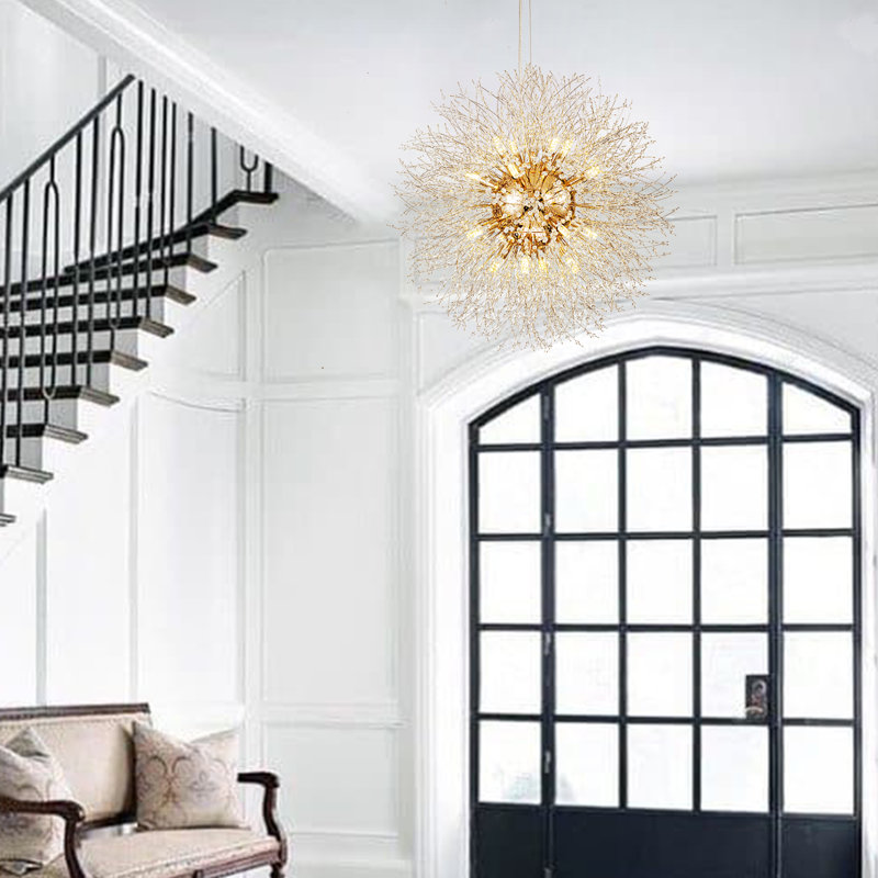 Shugar Modern Crystal Beaded Firework Chandelier