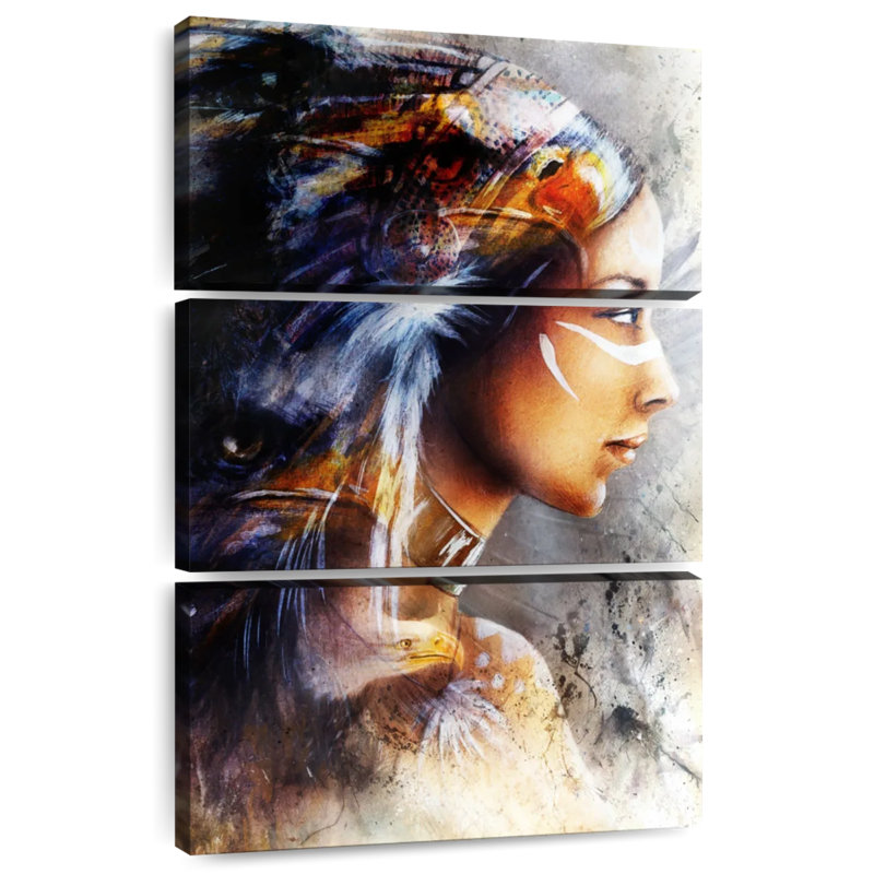 Lelar Indian Warrior, 50" H x 32" W