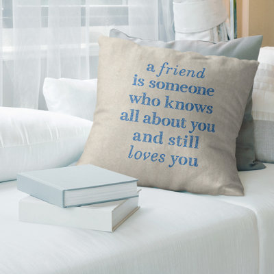 Stay Hungry Quote Linen Pillow Cover