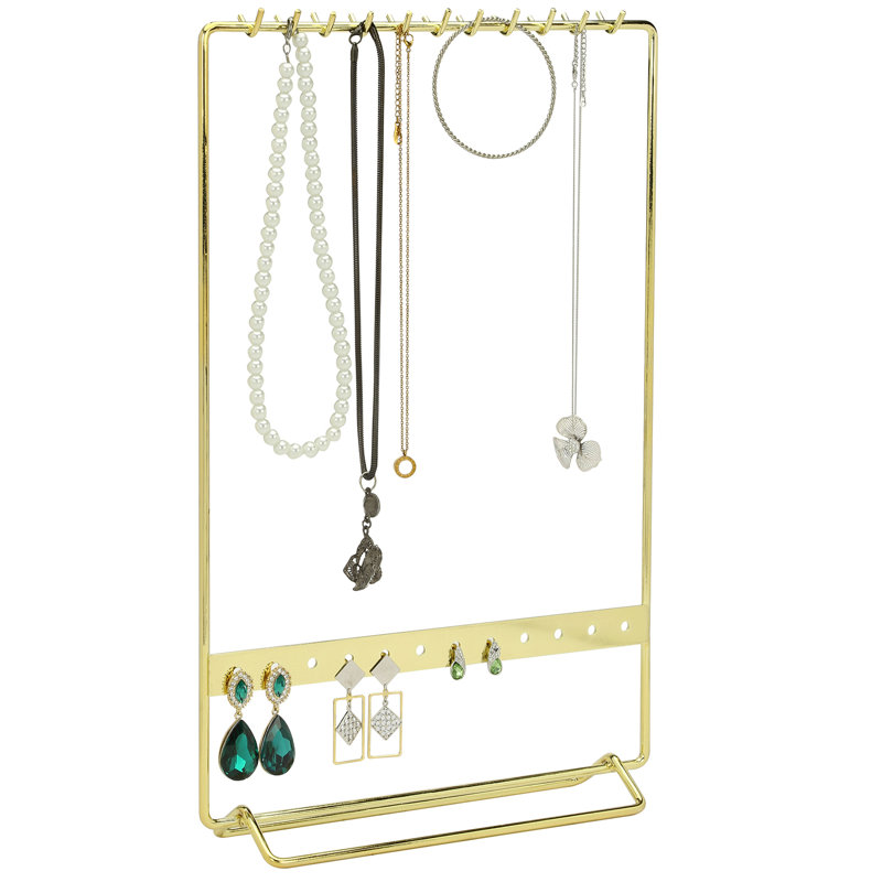 Metal Wire Tabletop Display Rack Jewellery Stand