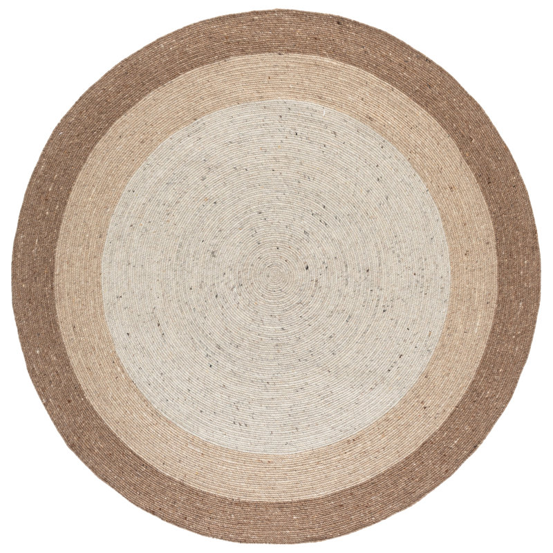 Wool and Cotton Indoor Rug, Round 8'