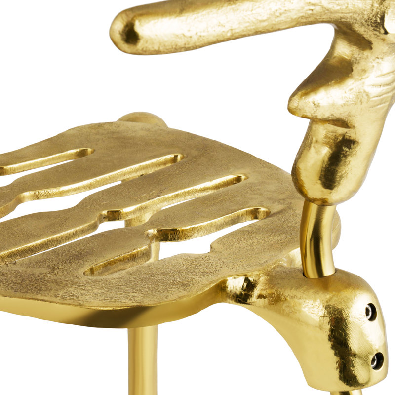 Flights of Fancy Skeleton Chair, Gold