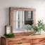 Commode double 6 tiroirs avec miroir Erithon