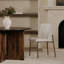 Early Upholstered Dining Chair-1767320387
