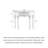 38.58" Walnut color Half Moon Solid Wood Console Table