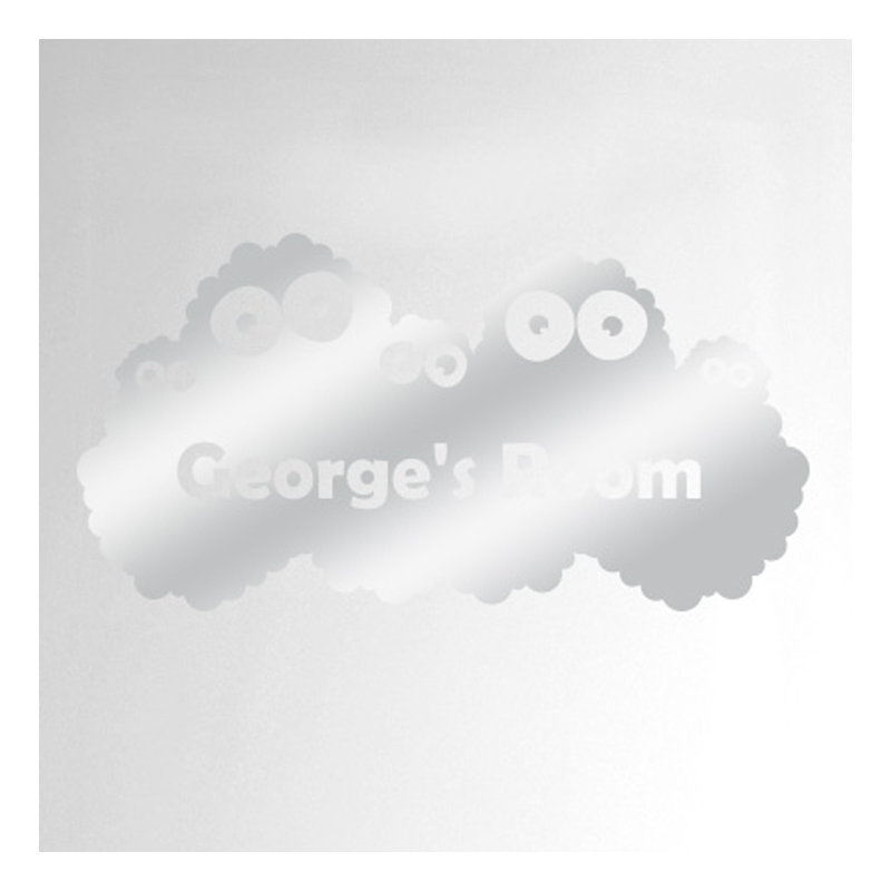 Wall Decal, Shiny Silver