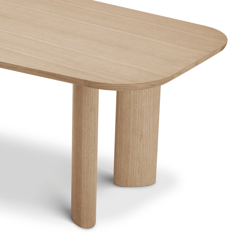 Dining Table Flemings Natural Oak Veneer - Legs