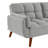 Linen Sleeper Couch, Convertible Futon Sofa Bed,75" W Modern 3 Seater  Sofa with Adjustable Backrests and Solid Wood Legs for Small Spaces, Living Room, Bedroom-607877270