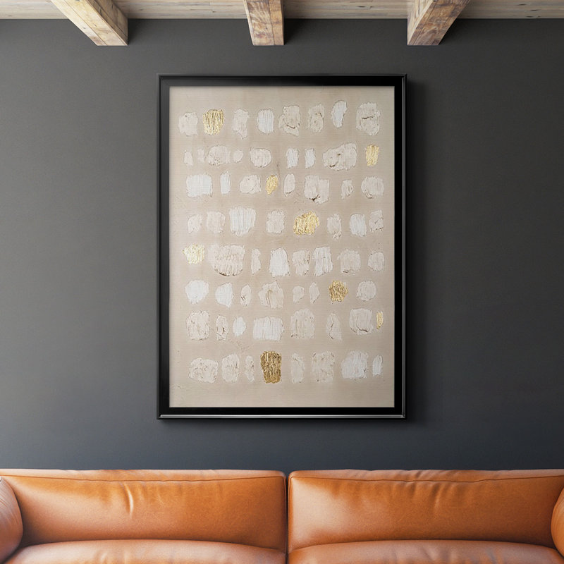 Embellished Cobblestone I " Embellished Cobblestone I ", 30.5" H x 22.5" W x 1" D, Black