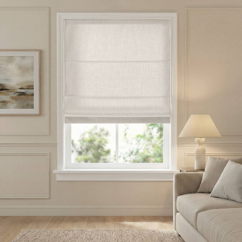 Store romain simple sans fil 35 po x 64 po Mira, 35x64", White