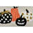 Halloween Pumpkin Embroidered Throw Pillow-116374923-116374932