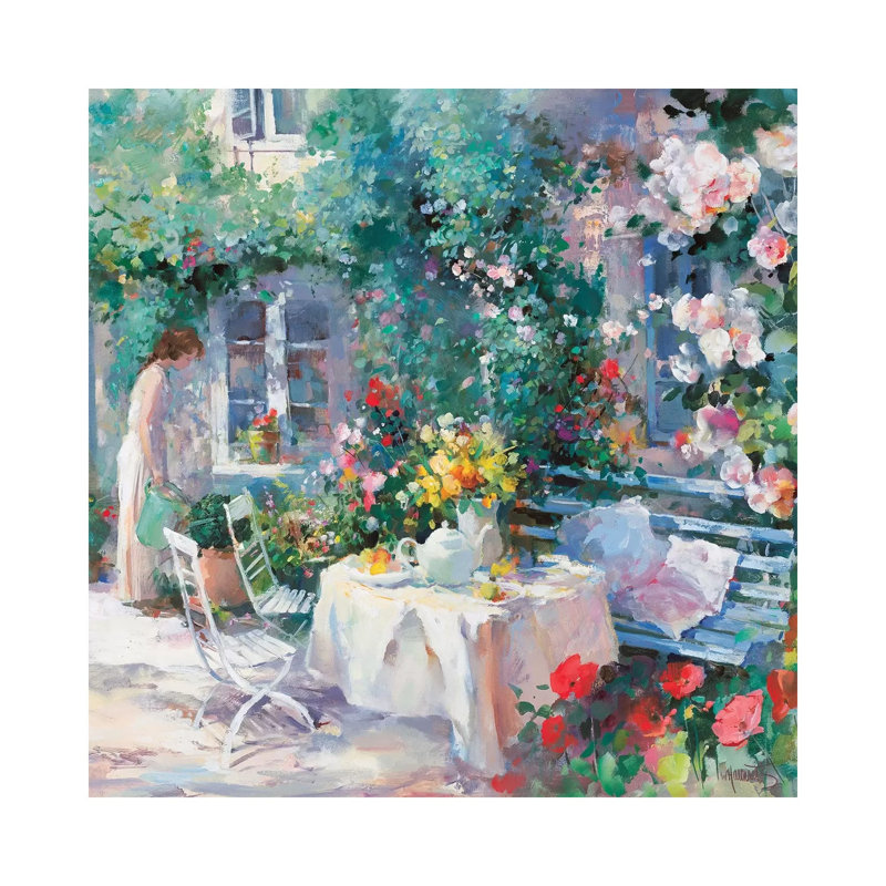Romantico Dos by Willem Haenraets - Wrapped Canvas Painting, 30.48 cm H x 30.48 cm W