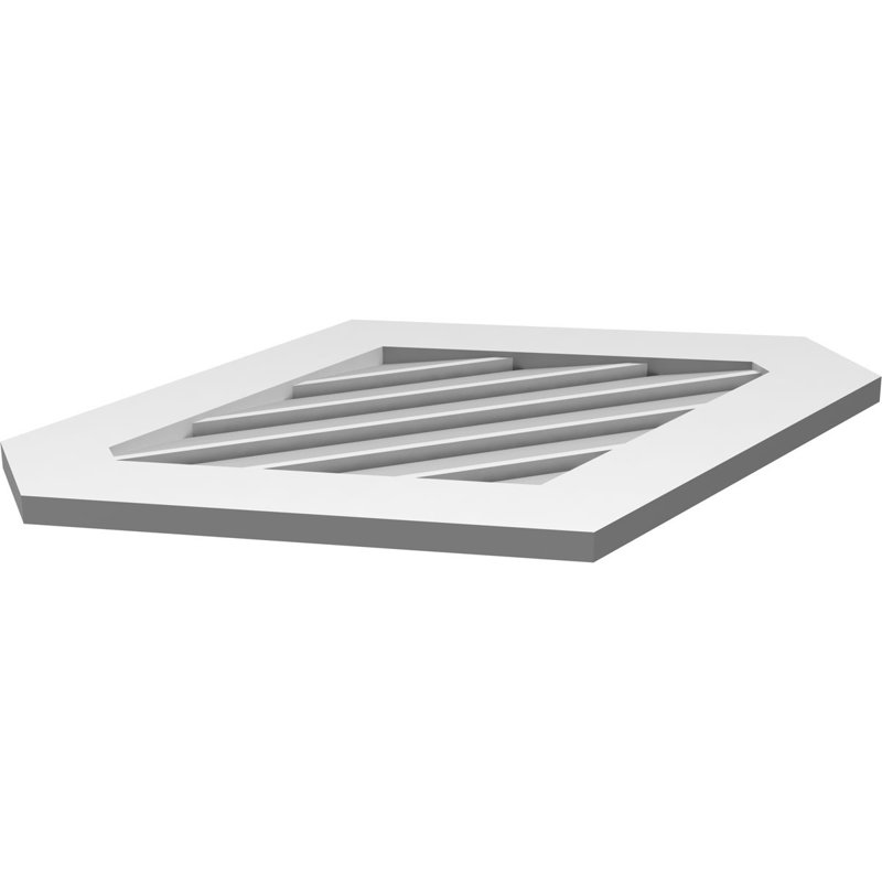 Pente verticale verticale en uréthane Signature 7 pi, H 24 po x l 32 po x P 1 po