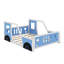 Lit plateforme double avec roulettes-1839483825