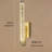 Medwin Stainless Steel LED Flush Mounted Sconce
