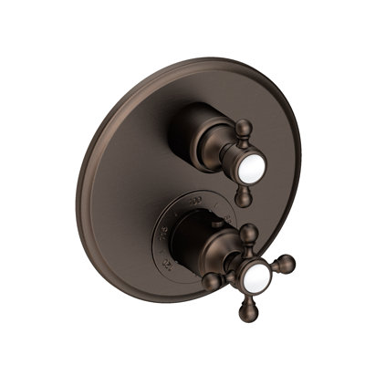 Astor 1/2" Round Thermostatic Trim Plate With Handle