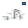 CONCETTO 8-Inch Widespread 2-Handle S-Size Bathroom Faucet 1.2 GPM