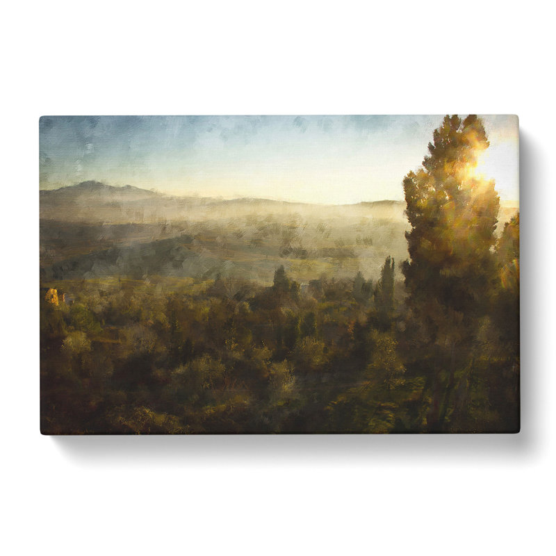 View Over Tuscany - Wrapped Canvas, 40cm H x 60cm W x 3cm D