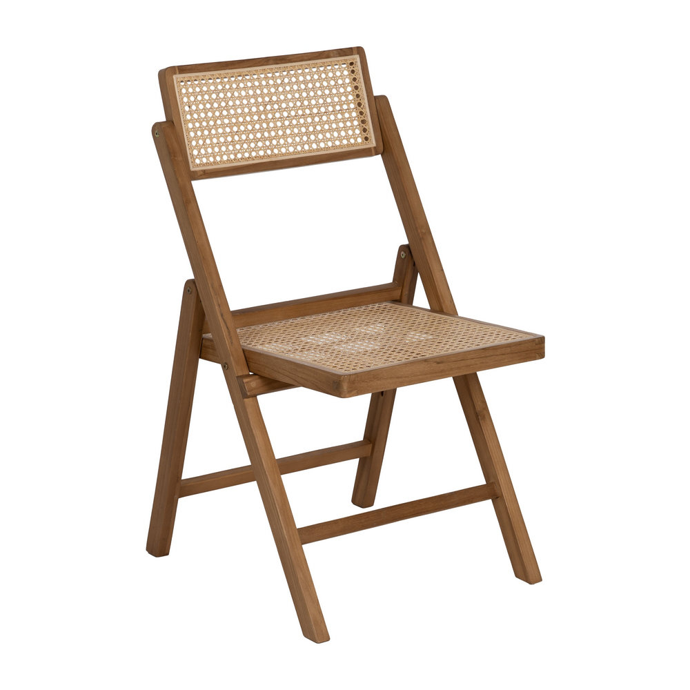 Alleson 47cm H Folding Side Chair in Beige