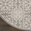 Tapis floral ivoire / gris Yurig-1546917708