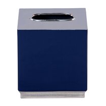 Navy Blue Tissue Box Cover