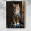 ANIMALS Series CLX III - Toile tendue avec châssis Premium - Prêt à être accroché-1889901212