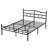 Metal Bed Frame With Headboard Queen Sized-1990209569