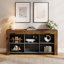 Console de 63 pouces de long en bois