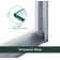 VTI 46" - 48" W X 72" H Double Sliding 1/4" Clear Tempered Glass Shower Door Matte Black Finish