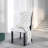 Kingson Modern Glam Tufted Two-Tone Dining Chair with Nailhead Trim & Back Pull Ring-64230965-9081305