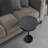 Hawkin Designs Drink Table, Small Space Side Table, End Table, Black-1943482027