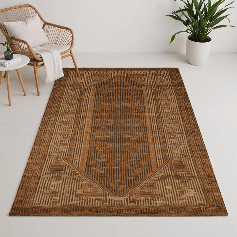 Tapis intérieur et extérieur ArtDeco, Rectangle 9 pi x 12 pi