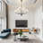12-Light Traditional Chandelier Dimmable Modern Chandelier With Fabric Shades for Living Room