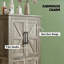 Armoire de ferme avec tablettes réglables et portes Farmhouse-134531139
