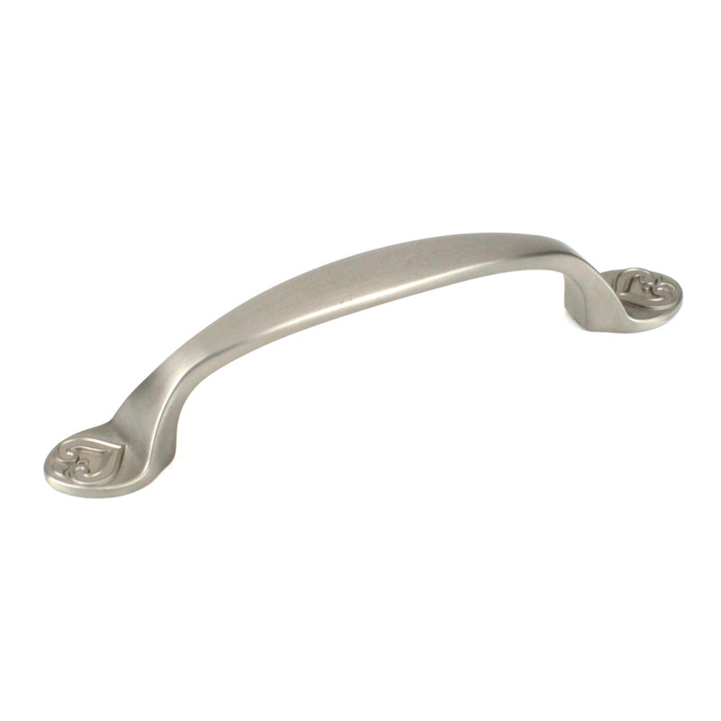 Poignée arche 3 3/4" center to center Iris, Nickel satiné mat
