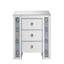 Table d'appoint en miroir et faux agate