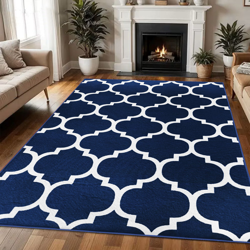Luxury Printed Machine Tufted Shaggy Area Rugs, Rectangle 160 x 300 cm